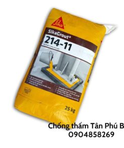 SikaGrout-214 TD - Vữa rót bù co ngót, đạt cường độ cao sớm