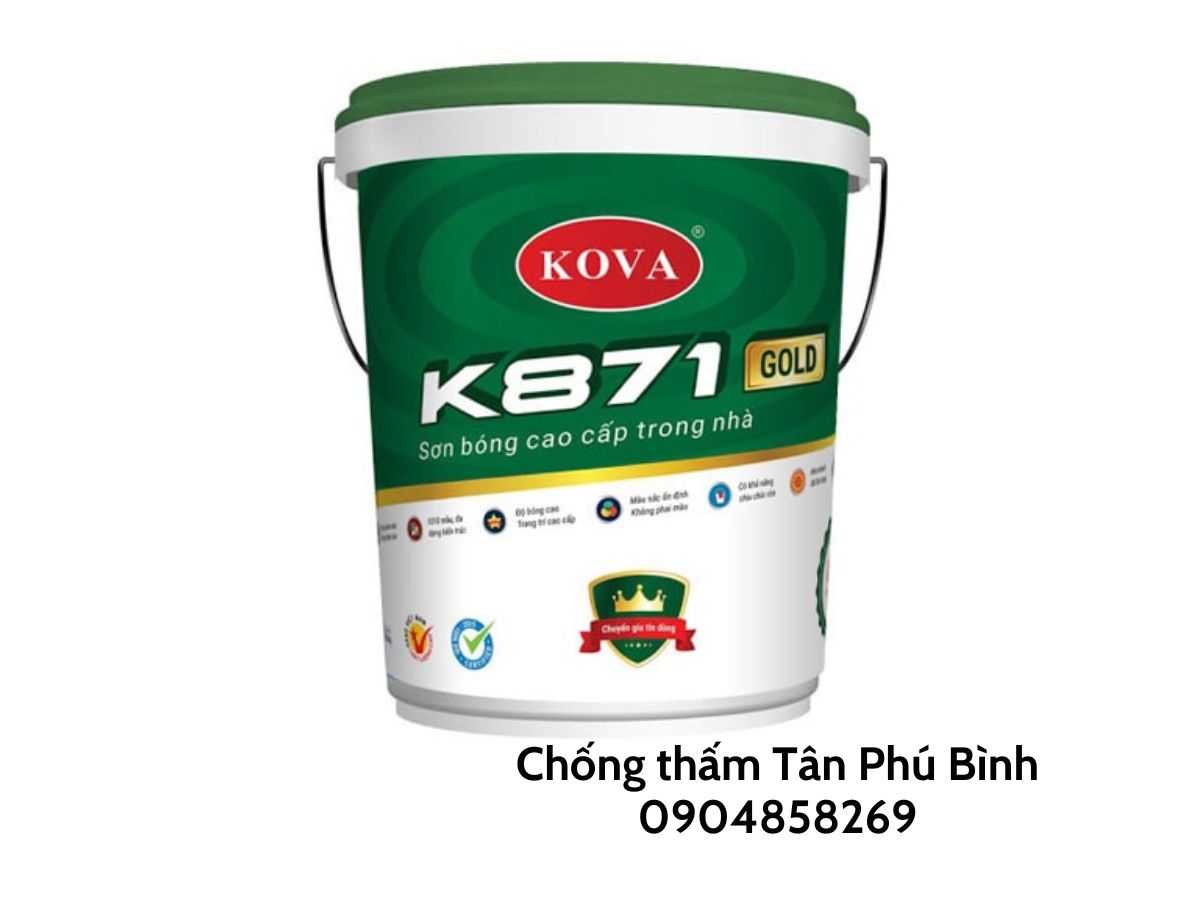 Sơn KOVA K871 GOLD – Sơn bóng cao cấp trong nhà