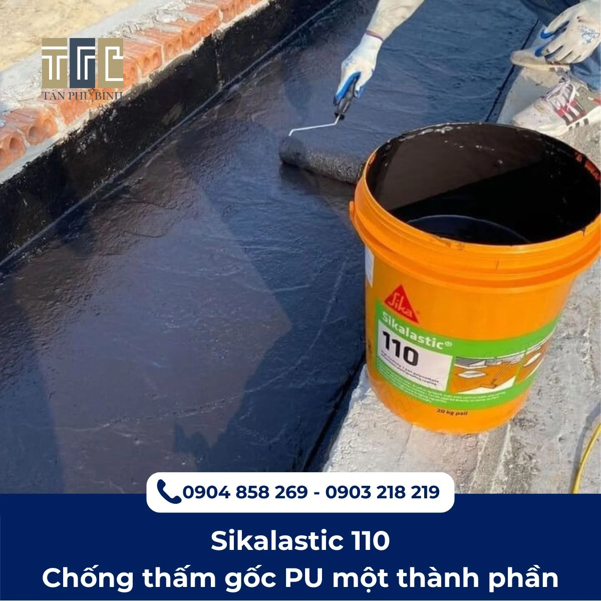 chống thấm gốc PU một thành phần Sikalastic 110