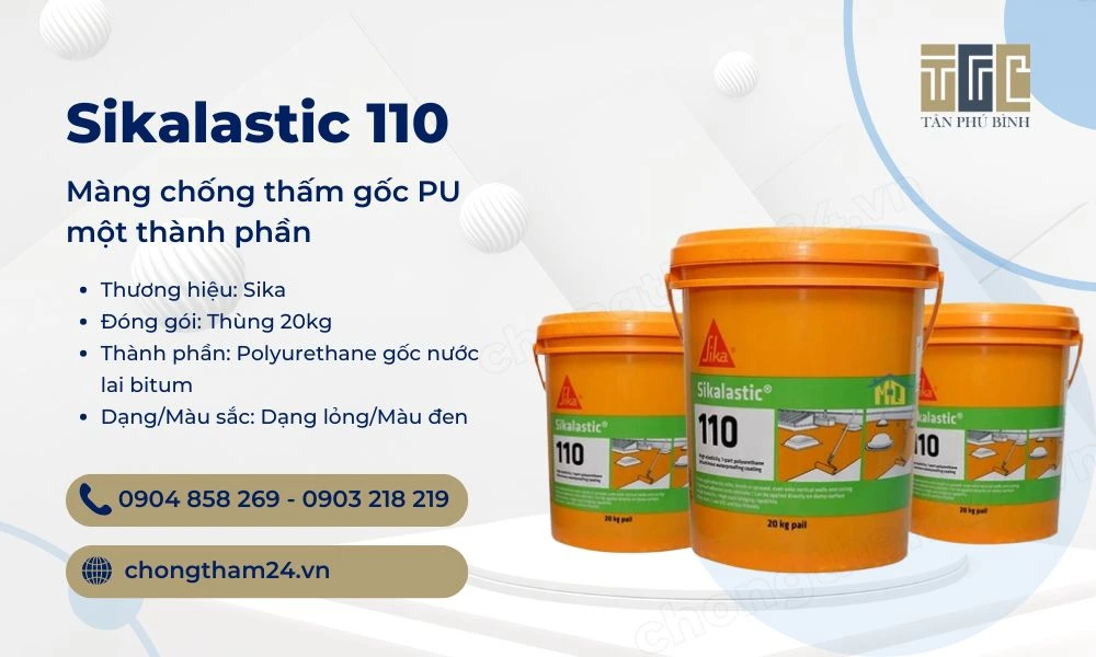 Sikalastic 110 chống thấm gốc PU một thành phần - 1