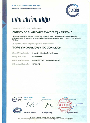 Chứng nhận 1