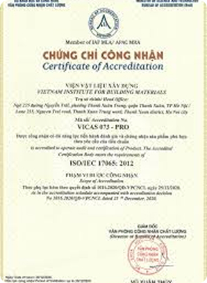 Chứng nhận 2